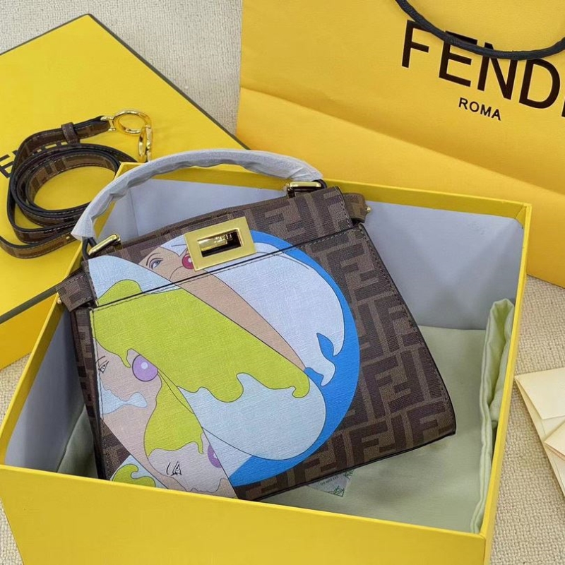 F**di top handle bags